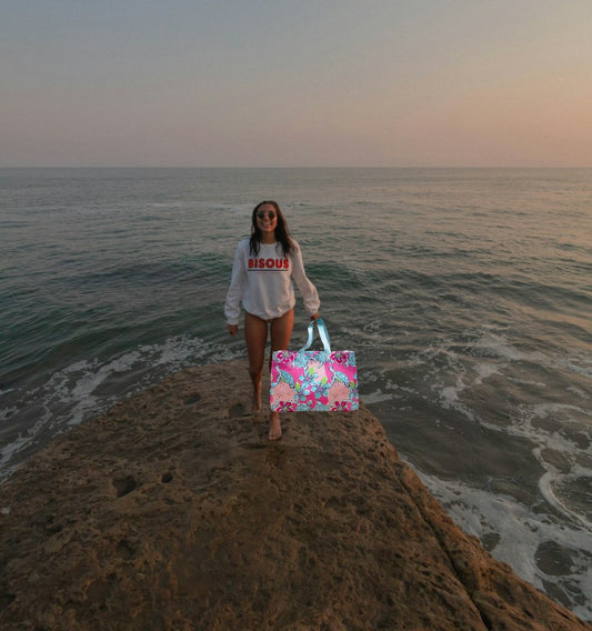 Pink Beach Tote