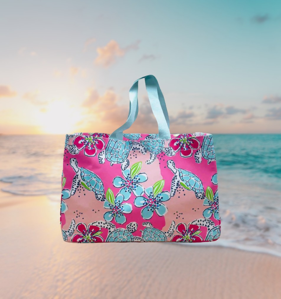 Pink Beach Tote